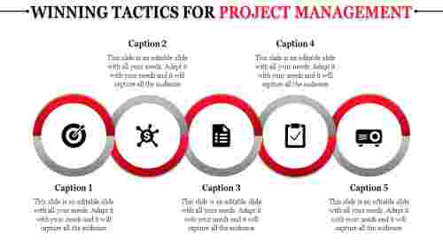 project management powerpoint-Winning Tactics For PROJECT MANAGEMENT POWERPOINT